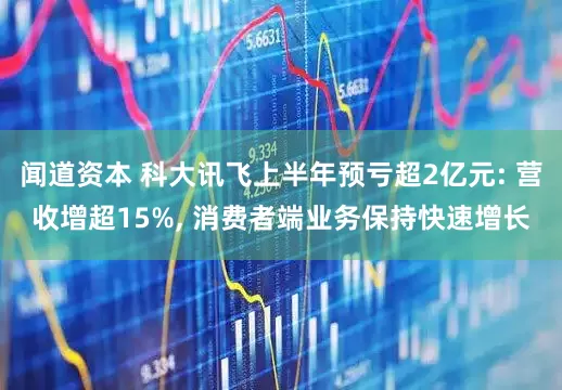 闻道资本 科大讯飞上半年预亏超2亿元: 营收增超15%, 消费者端业务保持快速增长