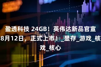 盈透科技 24GB！英伟达新品官宣：8月12日，正式上市！_显存_游戏_核心