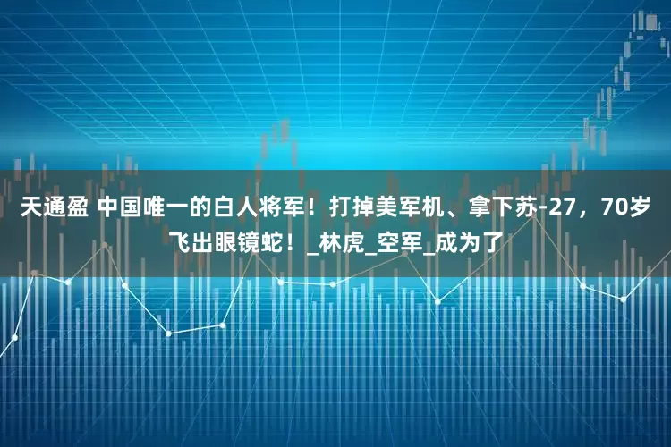 天通盈 中国唯一的白人将军！打掉美军机、拿下苏-27，70岁飞出眼镜蛇！_林虎_空军_成为了