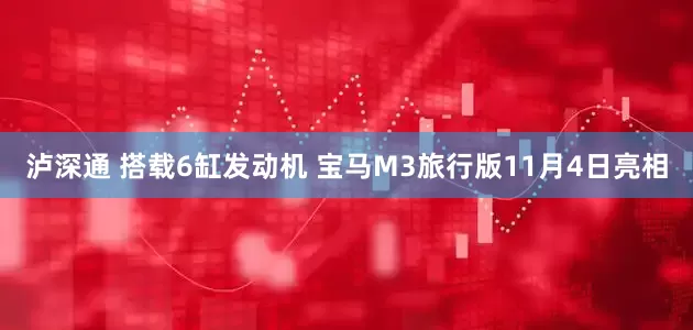 泸深通 搭载6缸发动机 宝马M3旅行版11月4日亮相